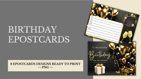 FibeiDigiCards_ePostcard - Title: Birthday Design 1