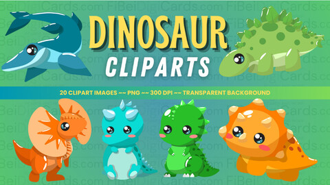 FiBeiDigiCards_ePostcard - Dinosaur