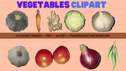 FiBeiDigiCards_ePostcard - Vegetables