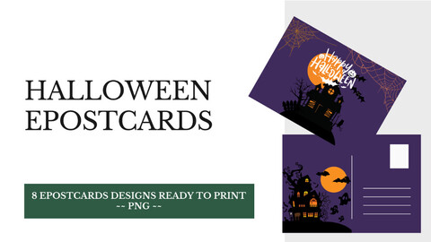 FiBeiDigiCards_ePostcard - Title: Halloween Design 5