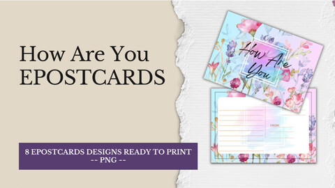 FiBeiDigicards_ePostcard - Title: How Are You Design 1