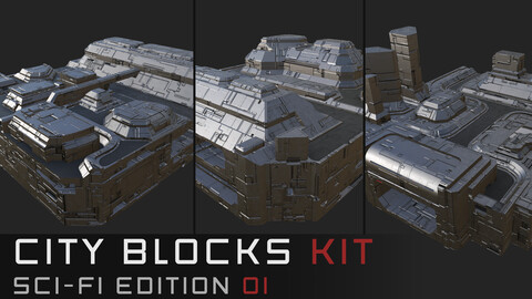 City Blocks Kit: Sci-Fi Edition - Part 01