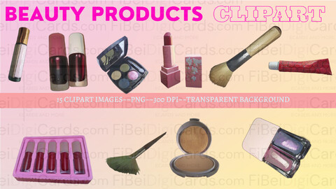 FiBeiDigiCards_Clipart - Title:  Beauty Product