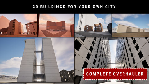 30 Buildings for your own city | Complete Overhauled!