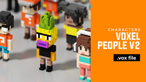 Voxel People V2 | VOXEL FILE