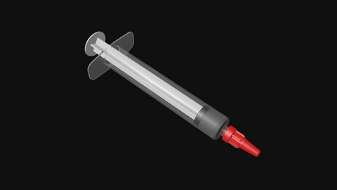 SYRINGE WITH THERMAL PASTE