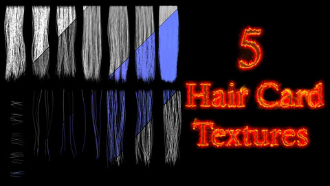 High-Quality Hair Texture Pack (4K) - For Realistic Game & 3D Characters