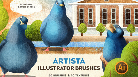 Artista Brushes for Illustrator