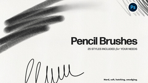 Basic Pencil Photoshop Brushes