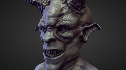 HEAD57 high poly sculpt