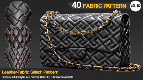 40 Leather-Fabric Pattern VOL 2