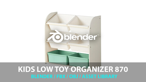 kids Low Toy Organizer 870