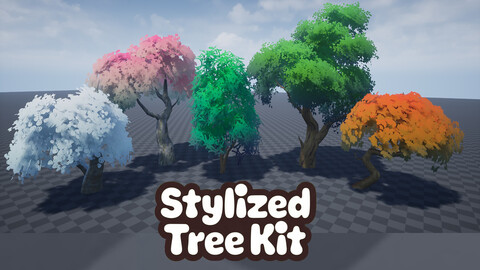 Modular Stylized Tree Kit