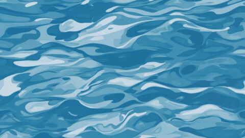 Stylized water texture pack 01