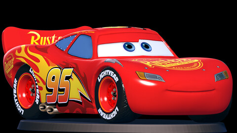 Lightning McQueen - Cars 3D print model