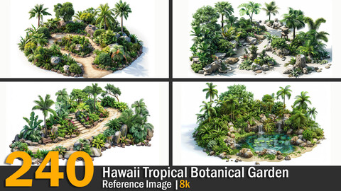 Hawaii Tropical Botanical Garden | Reference Images | 8K