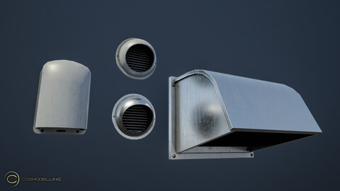 Japanese Air Outlet Ventilation Hood Set