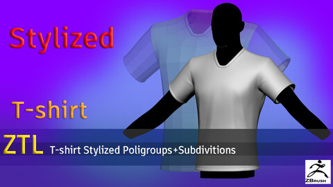 Stylized T-shirt 1 ZTL