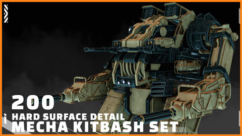 200 Detail _Hard Surface Kitbash vol.9