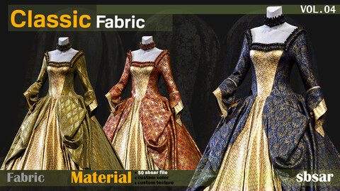 Classic Fabric Material -SBSAR  -custom color -custom fabric texture +2K & 4K PBR PNG Textures -VOL 04