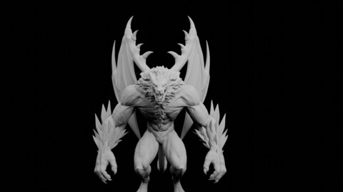 Asura – The Wrathful God 3D Sculpt