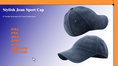 Stylish Jean Sport Cap