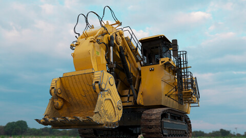 Hydraulic Mining Shovel