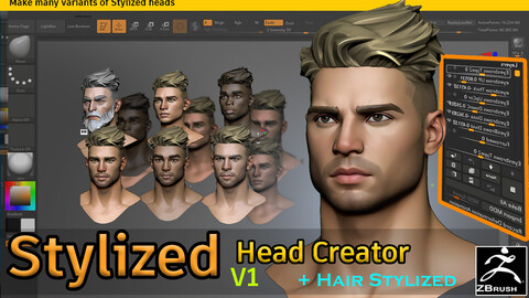 Stylized Head Creator