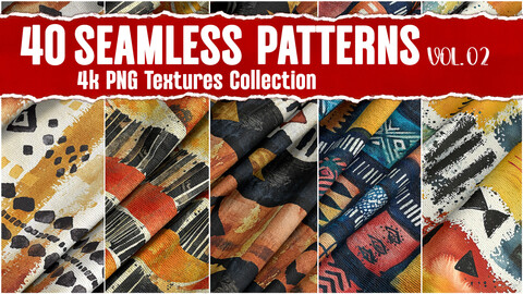 40 Seamless Pattern VOL.02 |Textures Collection