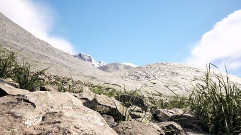 Mountain Range #2 3D  Render