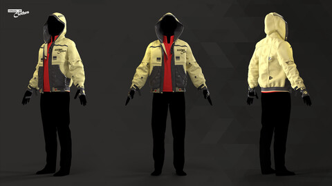 The Jacket 09 – 103 Marvelous Designer and Clo3D