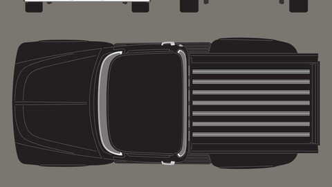 FORD FD-100 PICKUP car blueprint