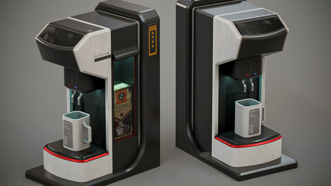 Sci-fi Coffee Machine PBR