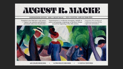 August Macke Procreate Kit