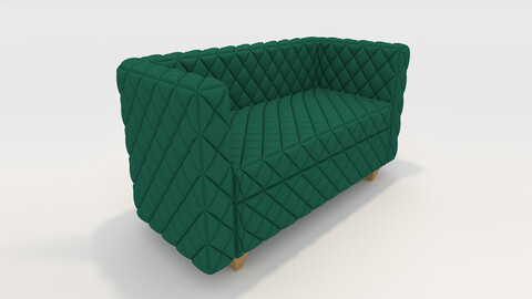 3D Model Sofa 2 Seater 14