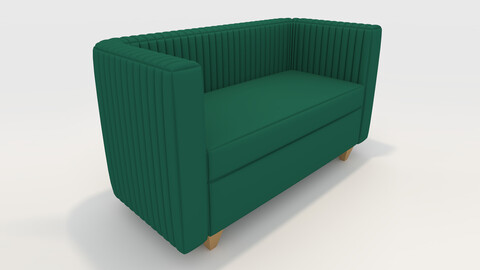 3D Model Sofa 2 Seater 15