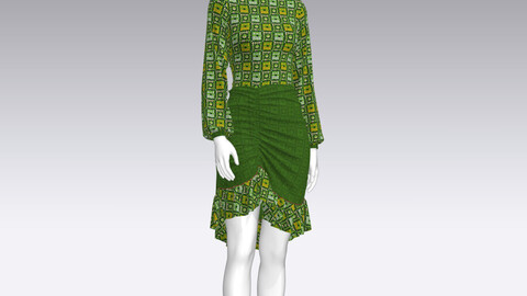 African Print Dress