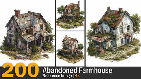 Abandoned Farmhouse | Reference Images | 4K