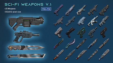 Sci-Fi Weapons v.1