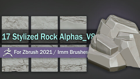 Stylized Rock Alphas_V8