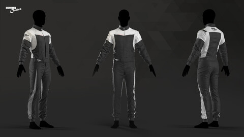 Racing Outfit – 104 Marvelous Designer and Clo3D