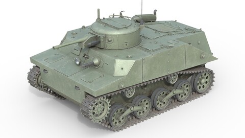 Type 2 Ka Mi Military Tank