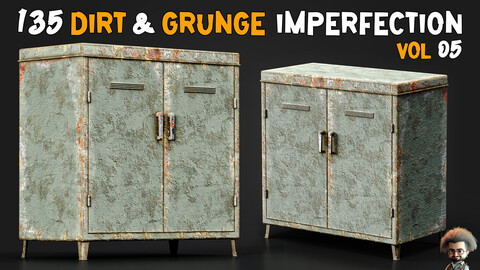 135 Dirt & Grunge Stencil Imperfection - Vol 05