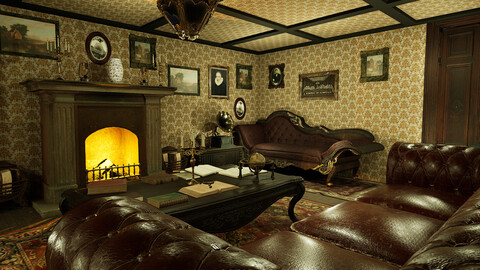 Victorian Living Room