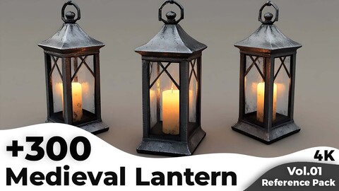 +300 Medieval Lantern Reference Images(4k)