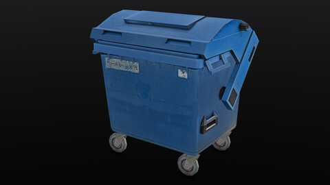 Garbage container 3D model