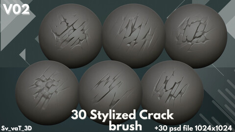 30 Stylized Crack Brush_v02