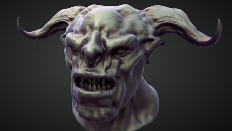 HEAD63 high poly sculpt