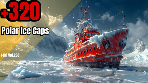 +320 Polar Ice Caps Environment Concept (4k)