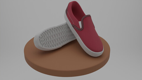 3D Sneakers slip-on model